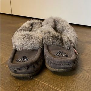 Grey SoftMoc mocassins size 9